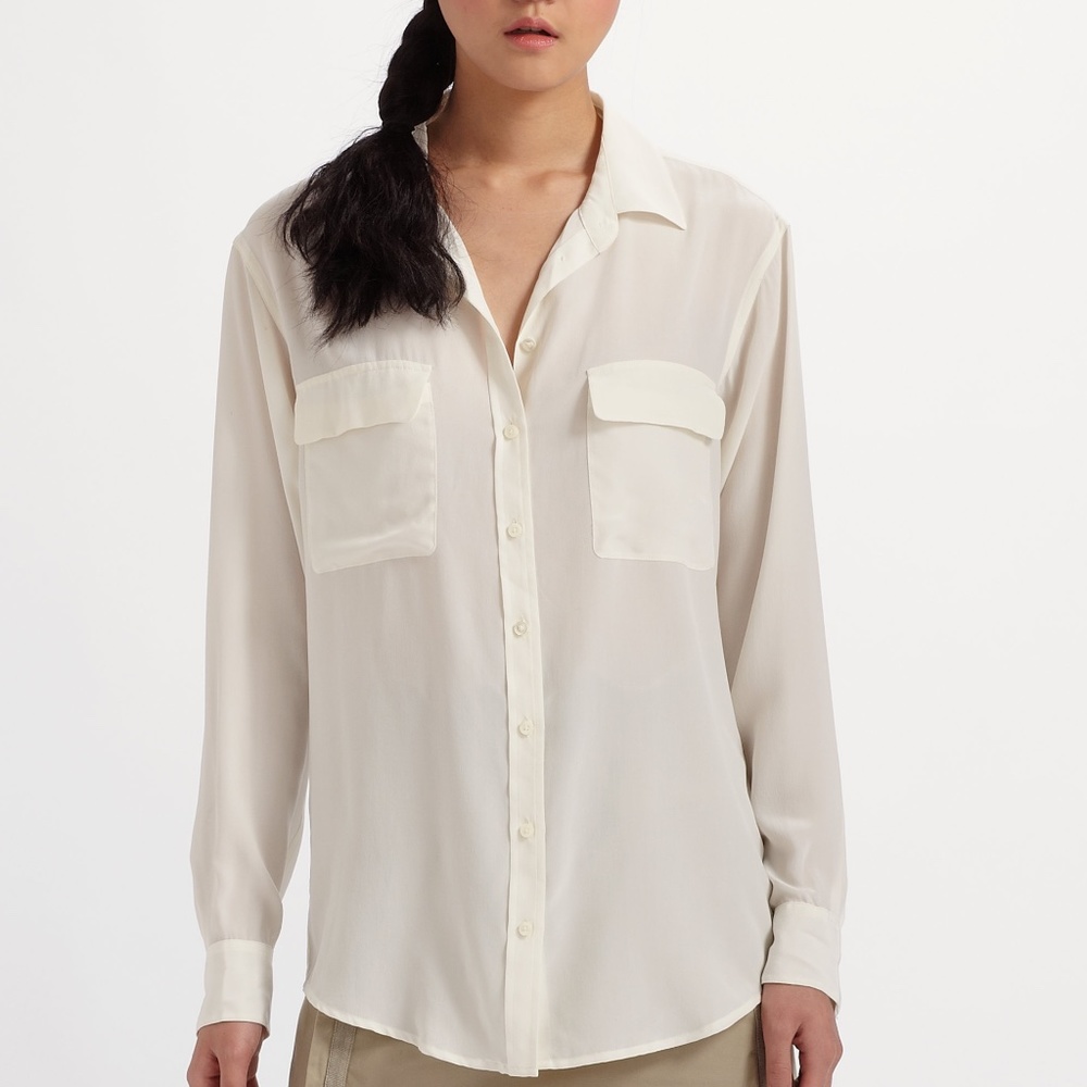 Equipment Signature Silk Shirt